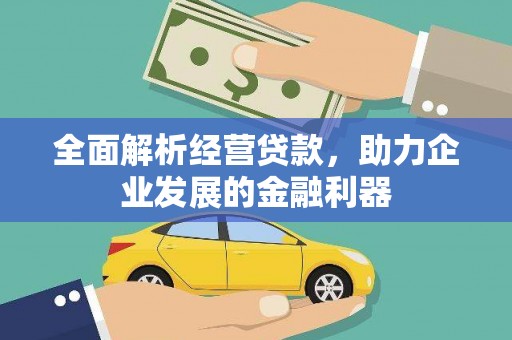 日喀则全面解析经营贷款，助力企业发展的金融利器