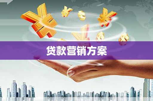 日喀则贷款营销方案