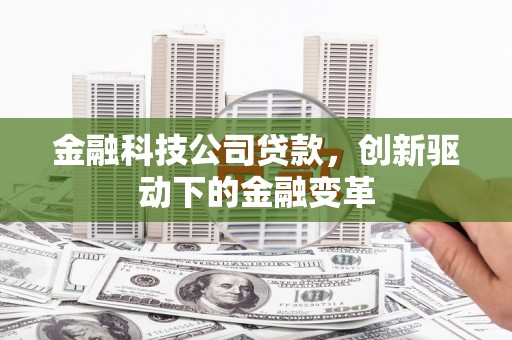 日喀则金融科技公司贷款，创新驱动下的金融变革
