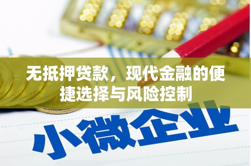 日喀则无抵押贷款，现代金融的便捷选择与风险控制