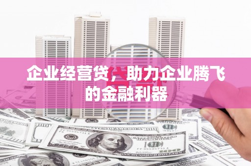 日喀则企业经营贷，助力企业腾飞的金融利器