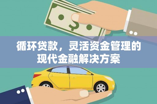 日喀则循环贷款，灵活资金管理的现代金融解决方案