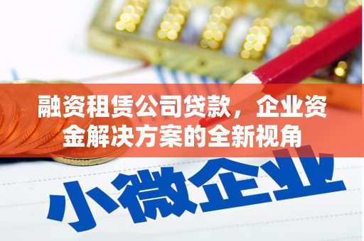 日喀则融资租赁公司贷款，企业资金解决方案的全新视角