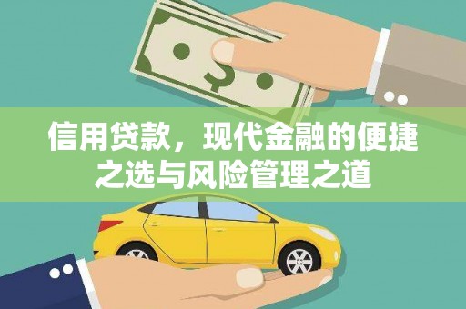 日喀则信用贷款，现代金融的便捷之选与风险管理之道