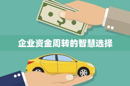 日喀则企业资金周转的智慧选择