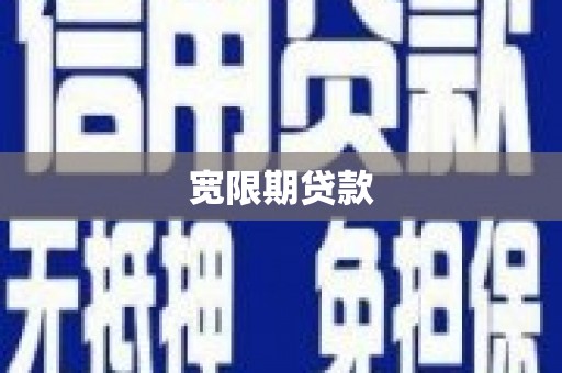 日喀则宽限期贷款
