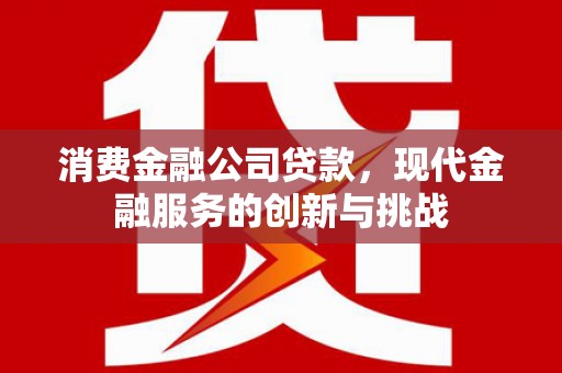 日喀则消费金融公司贷款，现代金融服务的创新与挑战