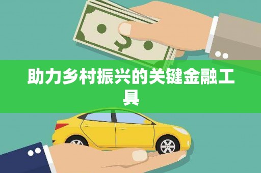 日喀则助力乡村振兴的关键金融工具