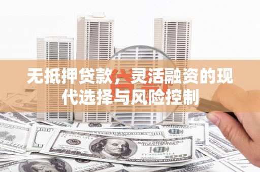 日喀则无抵押贷款，灵活融资的现代选择与风险控制