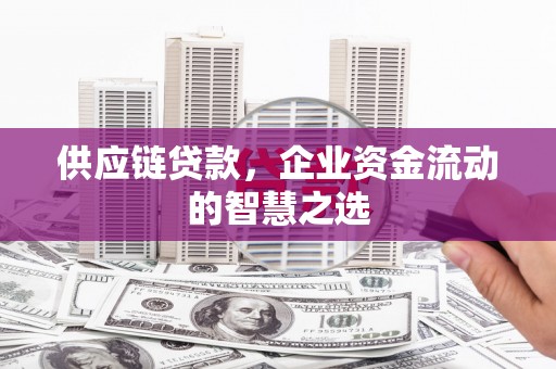 日喀则供应链贷款，企业资金流动的智慧之选