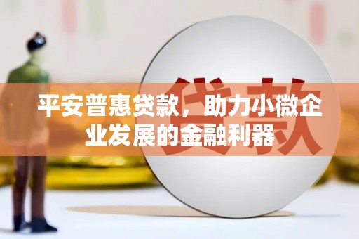 日喀则平安普惠贷款，助力小微企业发展的金融利器