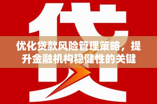 日喀则优化贷款风险管理策略，提升金融机构稳健性的关键