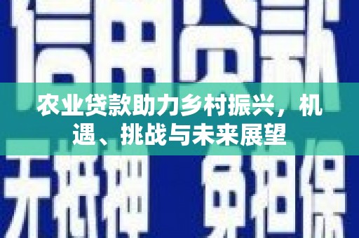 日喀则农业贷款助力乡村振兴，机遇、挑战与未来展望
