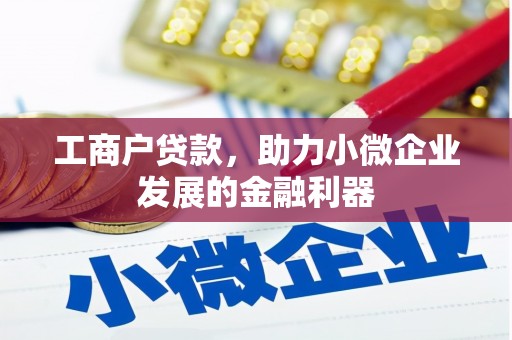日喀则工商户贷款，助力小微企业发展的金融利器