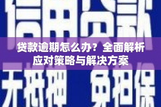 日喀则贷款逾期怎么办？全面解析应对策略与解决方案