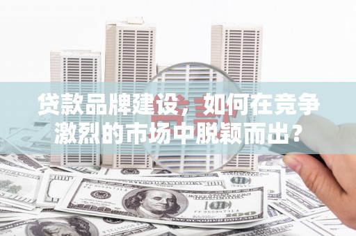 日喀则贷款品牌建设，如何在竞争激烈的市场中脱颖而出？