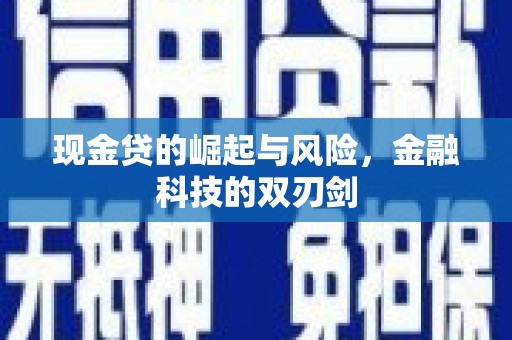 日喀则现金贷的崛起与风险，金融科技的双刃剑