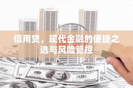 日喀则信用贷，现代金融的便捷之选与风险管控