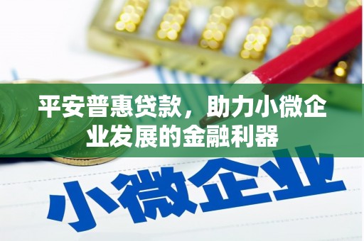 日喀则平安普惠贷款，助力小微企业发展的金融利器