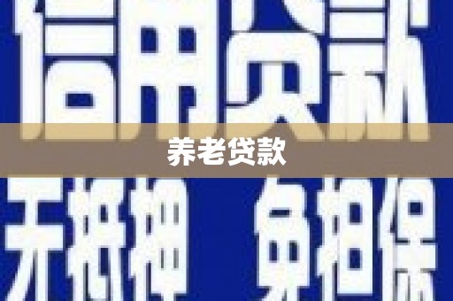 日喀则养老贷款